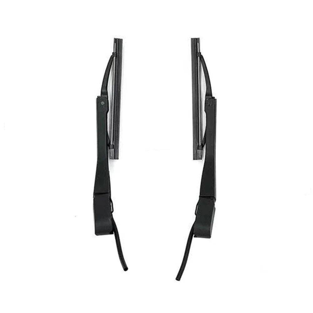 

2pcs Plastic Black Headlight Wiper Arms Replacement RH+LH For Mercedes W126 A1268204544 A1268204644 Automobiles Accessories