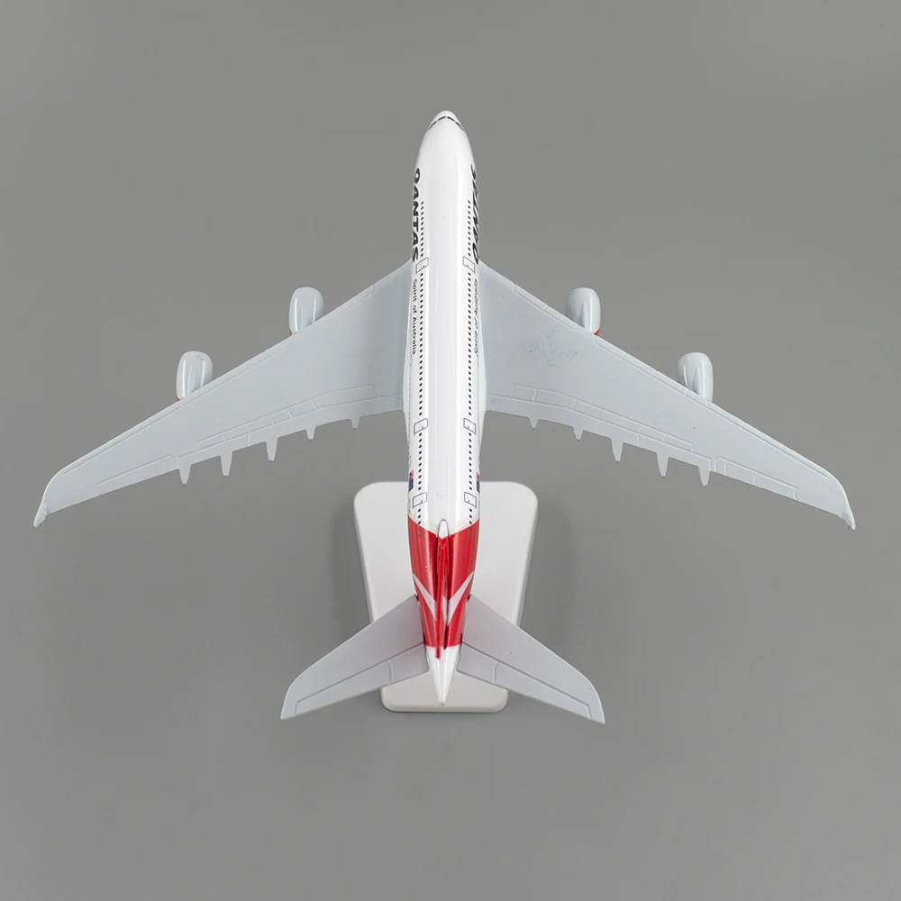 Фото 18 см самолет Airbus A380 Дух Австралии Qantas сплав модель самолета игрушка для детей Рождественский подарок коллекция украшение стола №4