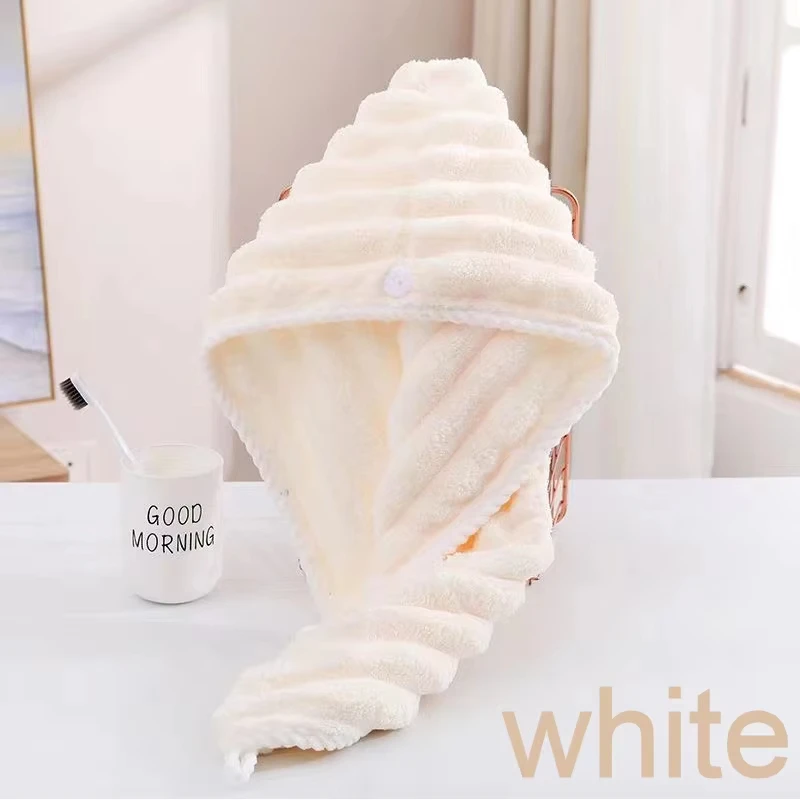 

Женское Быстросохнущее Полотенце Для Волос, Супервпитывающая Утолщенная Шапочка Для Сушки Волос