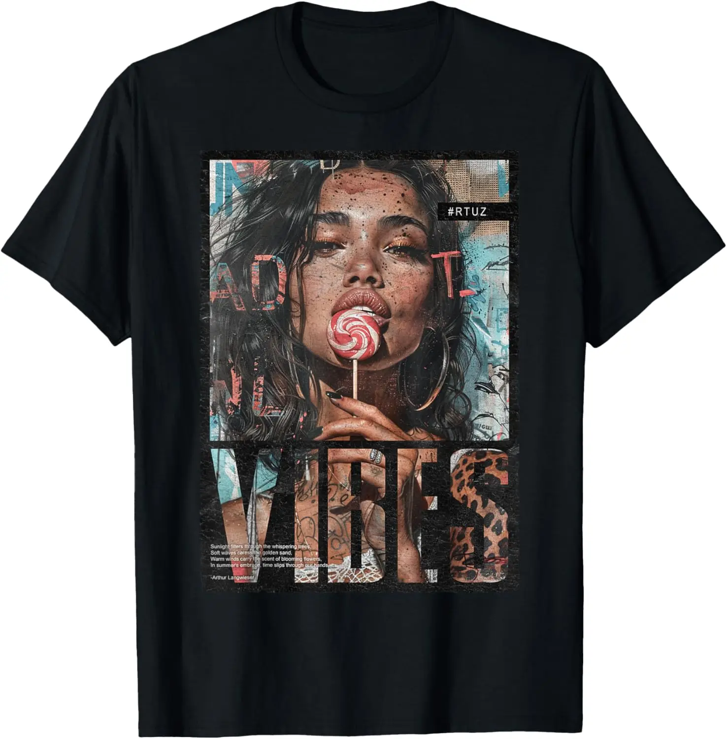 Vintage Girl Magazin Cover Sexy Model Pin-up T-Shirt