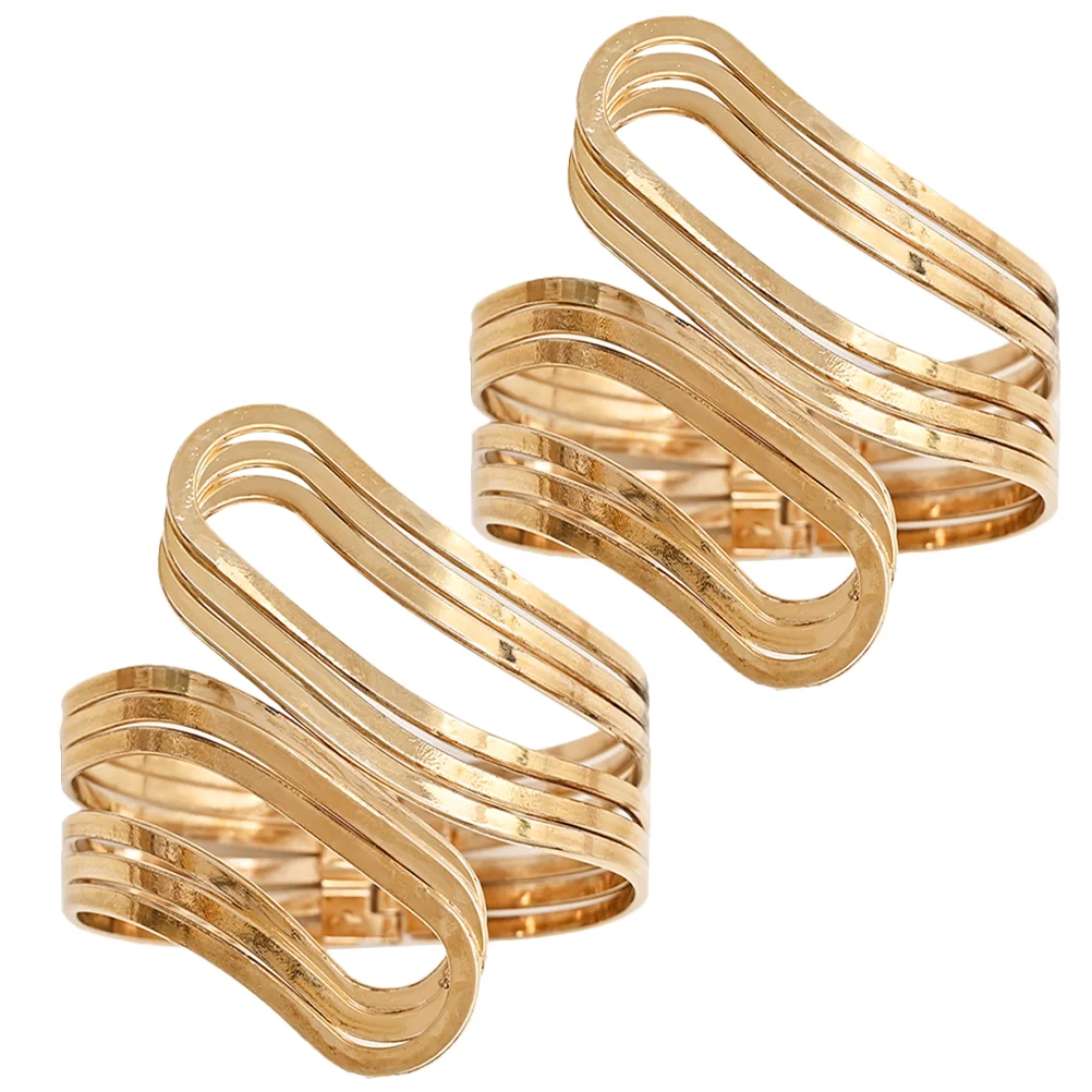 

2pcs Curtain Tie Backs Metal Simple Curtain Clips Curtain Tiebacks Drape Holder Clip for Home Office