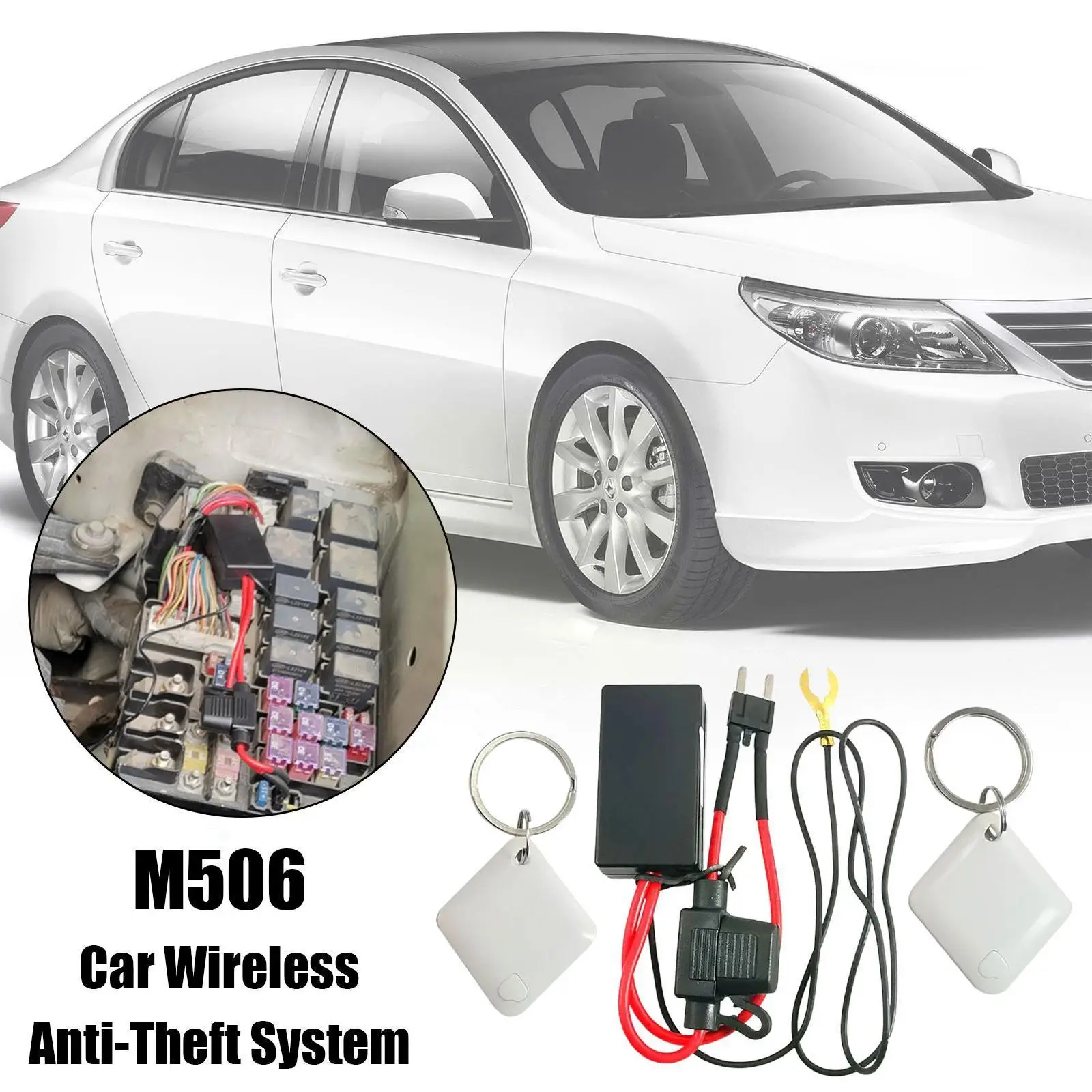 

Car Immobilizer System Auto-Sensing Wireless Immobilizer Circuit Lock Device Engine Cut Too Anti-theft Car Off Intelligent X3A1