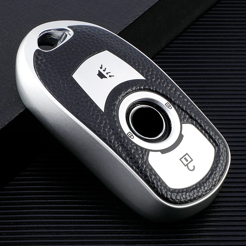 

Кожаный чехол для автомобильных ключей из ТПУ, защитный чехол для ключей, брелок для Buick Encore Envision Excelle Lacrosse Regal Verano GX GL6