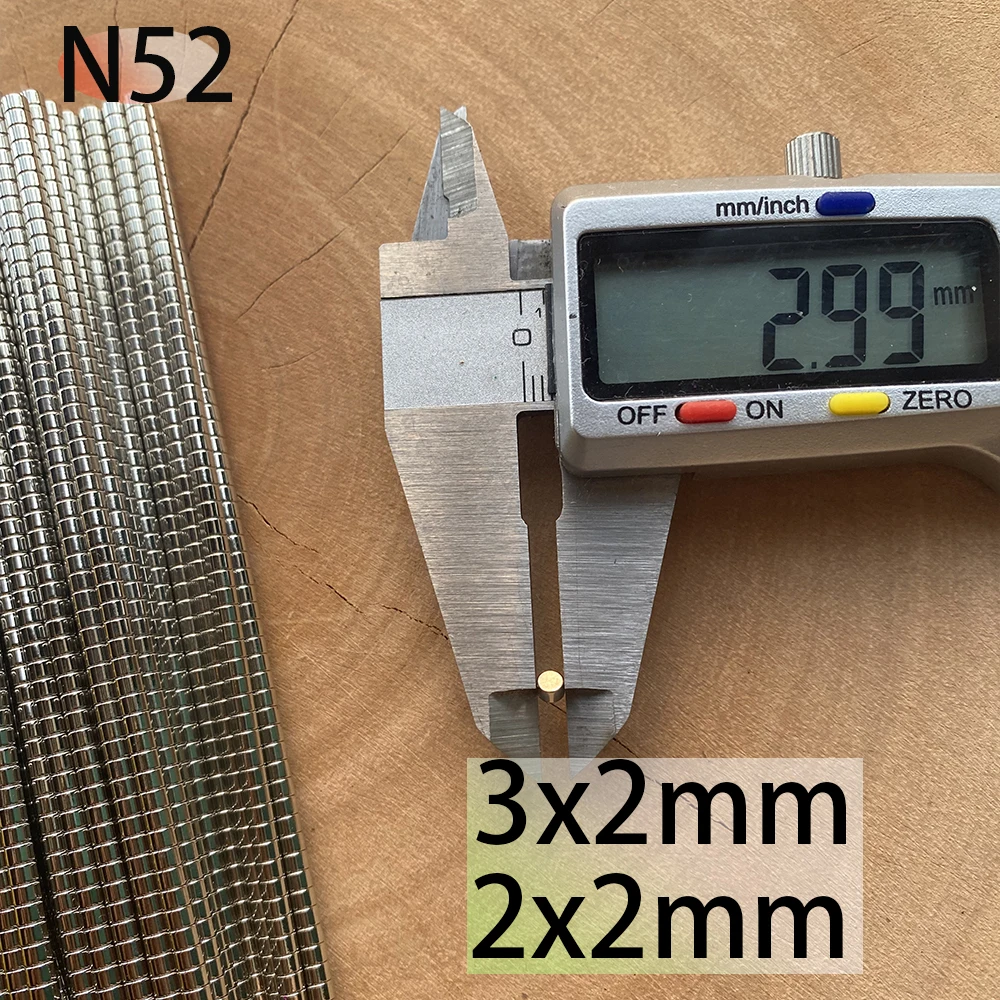 

Неодимовые магниты N52 2X2 3x2 3x1.5