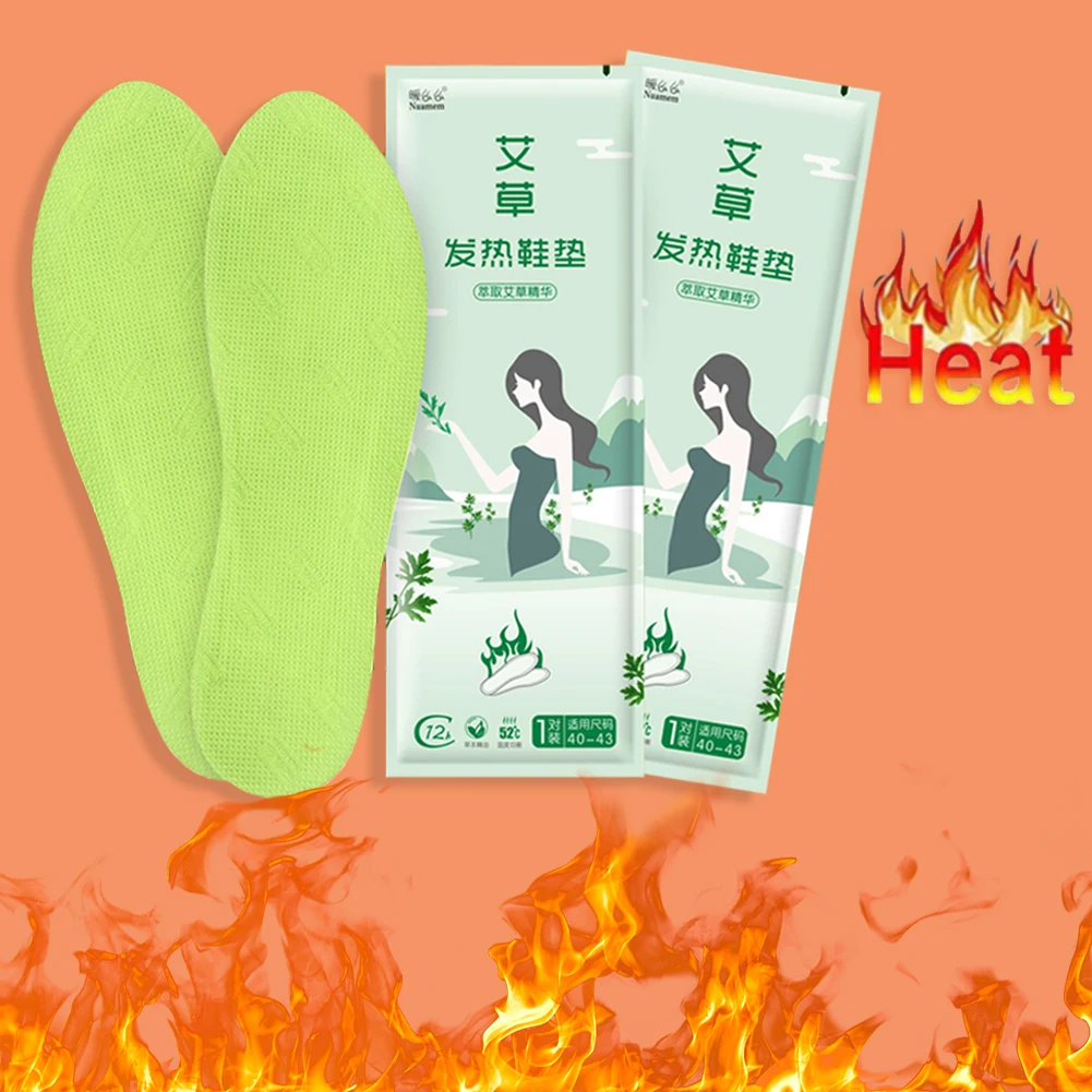 

1 Pair Winter Self-heating Heated Insole Women Men Insoles For Shoes Boots Foot Heater Constant Temperature Foot Heater Pad