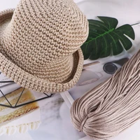 1pcs 200g light thick ice silk thread hand woven sun hat summer sun hat knitting thread crochet knitting cushion wool