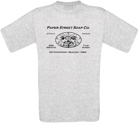 papierową mydło firmowe Tyler Durden Cult Movie T-Shirt