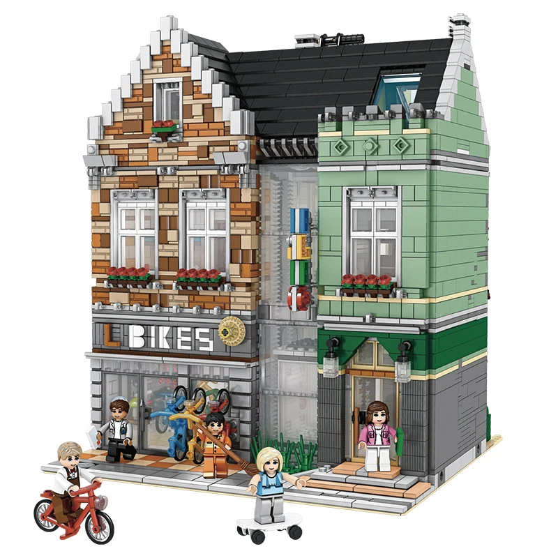 

3000+Pcs City Mini Store Shop Building Blocks Toys Micro Size Bricks Model Technical Birthday Gifts Toys for Kids Adult Figures