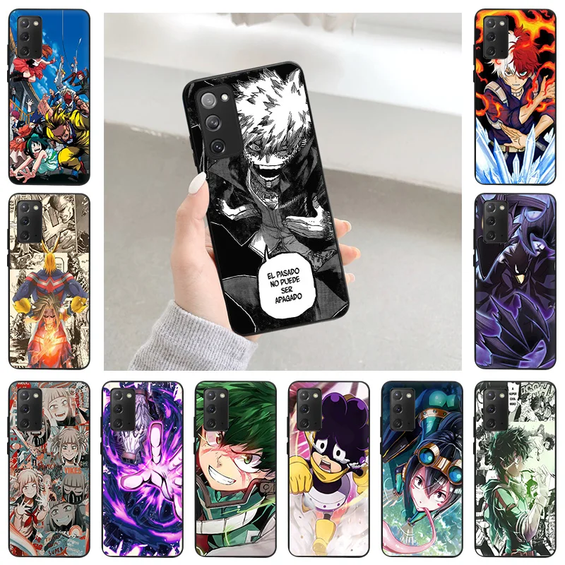 

Ultra Thin Silicone My Hero Academia Comics Phone Case for Xiaomi Redmi Note 11Pro 11 11t 10 S 5G 10C 9T 9S 9C 9A 8 9 Mate Cover