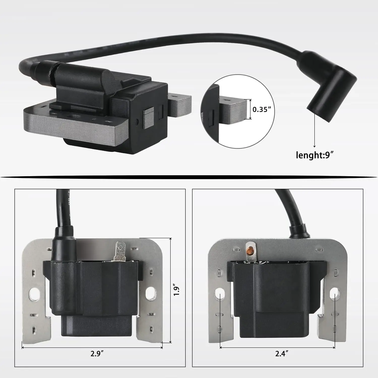 Фото Катушка зажигания 24 584 45-S, совместимая с двигателями Kohler CH18, CH20, CH22, CH23, CV22S, CV23, CV25, заменяет 24-584-01S, MIA11292 №2