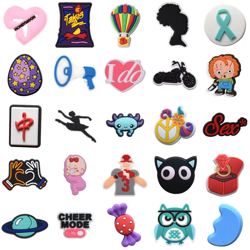 

Para Pins Gifts Girl Shoes Accessories Shoe Charms Kids Decorations for Crocs Men Set Jeans Women Charm Packs Wholesale Bulk Boy