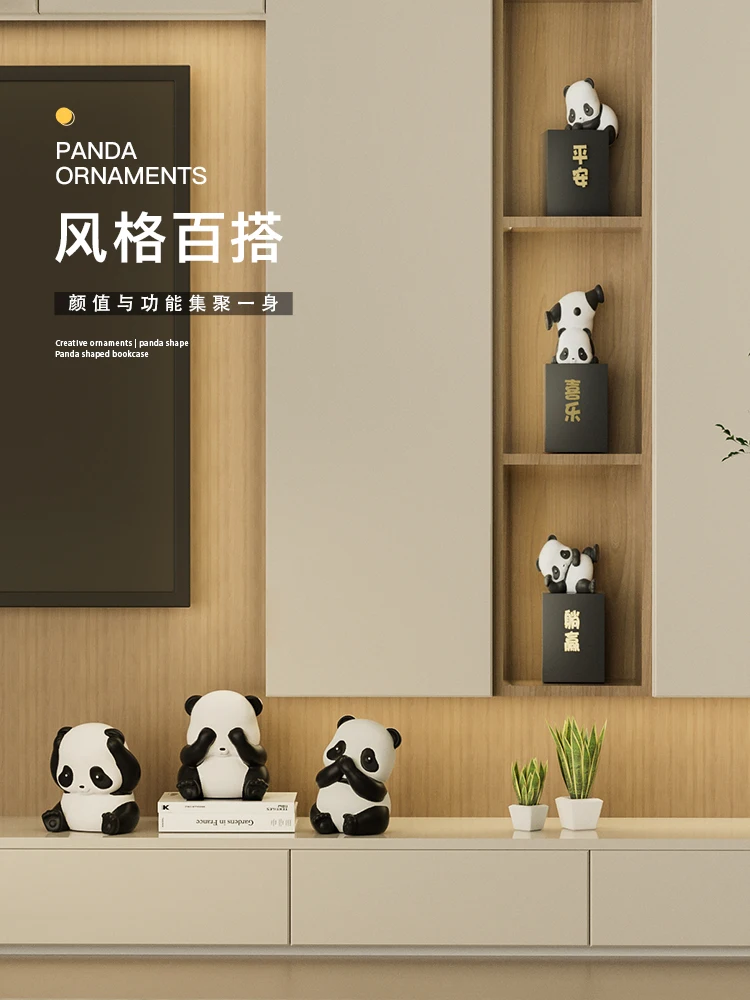 Статуя панды лечебные эмоции простое украшение для дома новый Декор гостиной