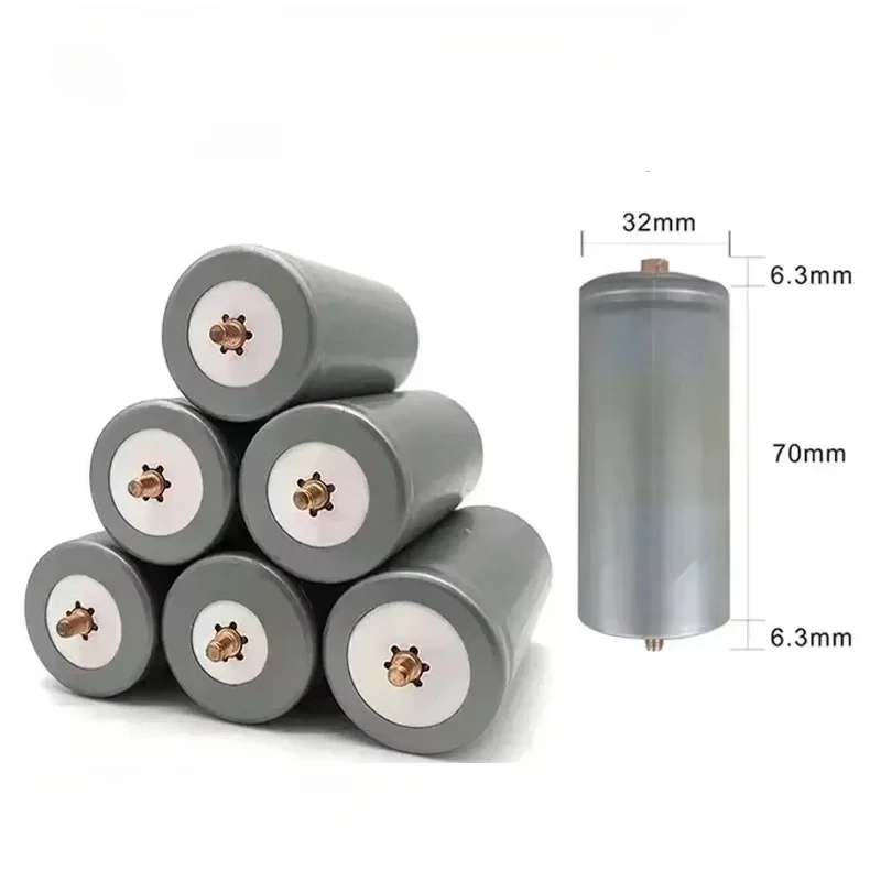 Фактическая емкость 3 2 мАч Lifepo4 с винтами подходит для электромобилей 32700 в