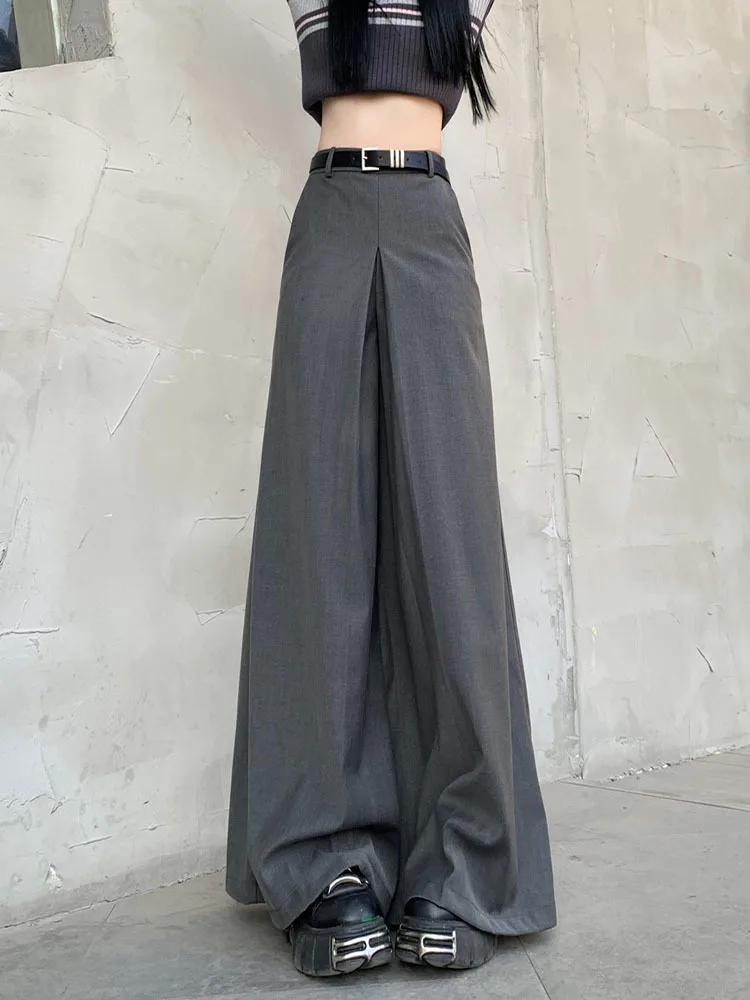 Wide Leg Pants for Women 2023 Fashion Loose High Waist Women Pants Vintage Streetwear Straight Full Length Y2k Pants