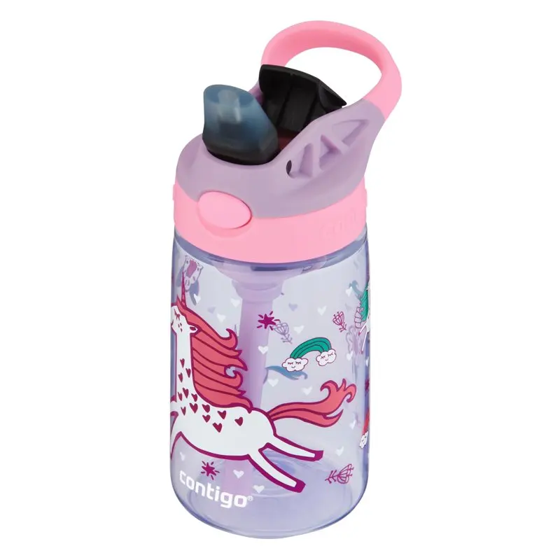 

Water Bottle with Autospout Straw, Lavender and Pink, 14 fl oz.