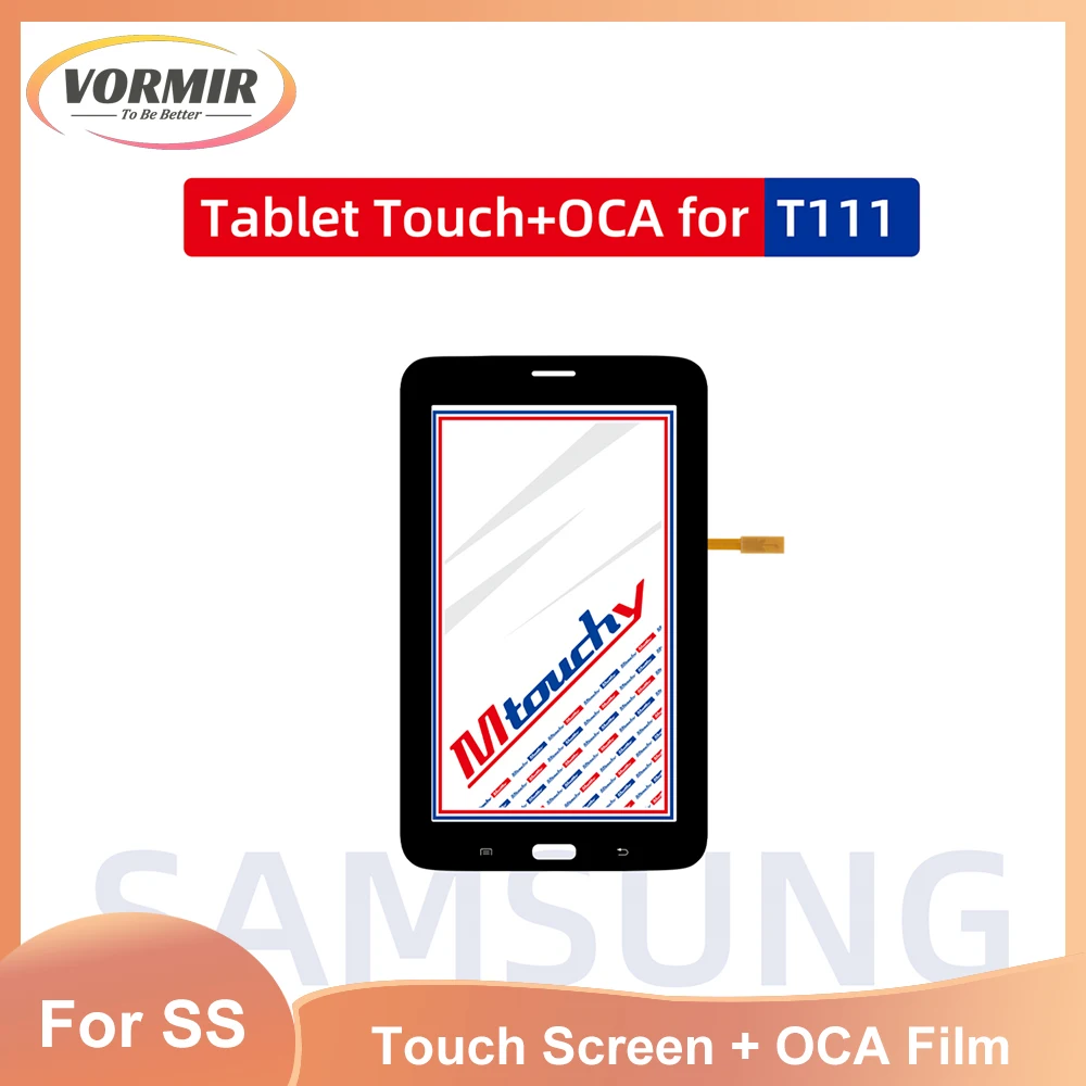 10 шт. замена стеклянной панели дигитайзера сенсорного экрана для Samsung Galaxy Tab 3 Lite 7 0