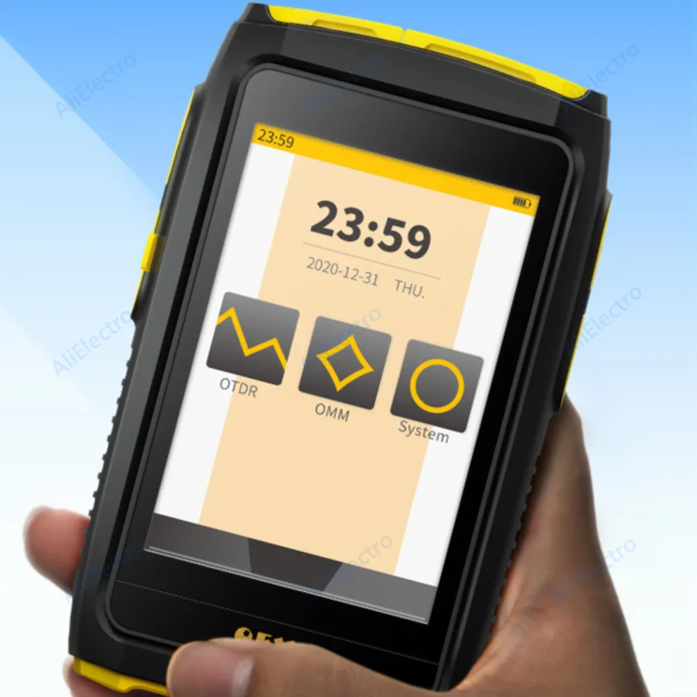 Мини OTDR 1550нм 20дБ 80км Активный измеритель оптических волокон с живым сигналом и множеством функций OPM VFL OLS SC Connector on.