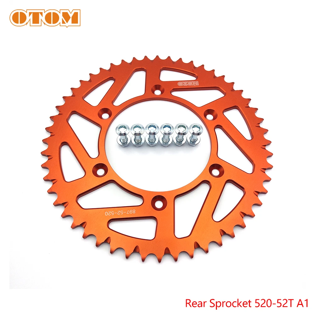 

Задняя звездочка для мотоцикла OTOM 52T для KTM HUSQVARNA EXC XCW MXC EXCF SXF XCF XCFW 125 250 300 350 450 520 525