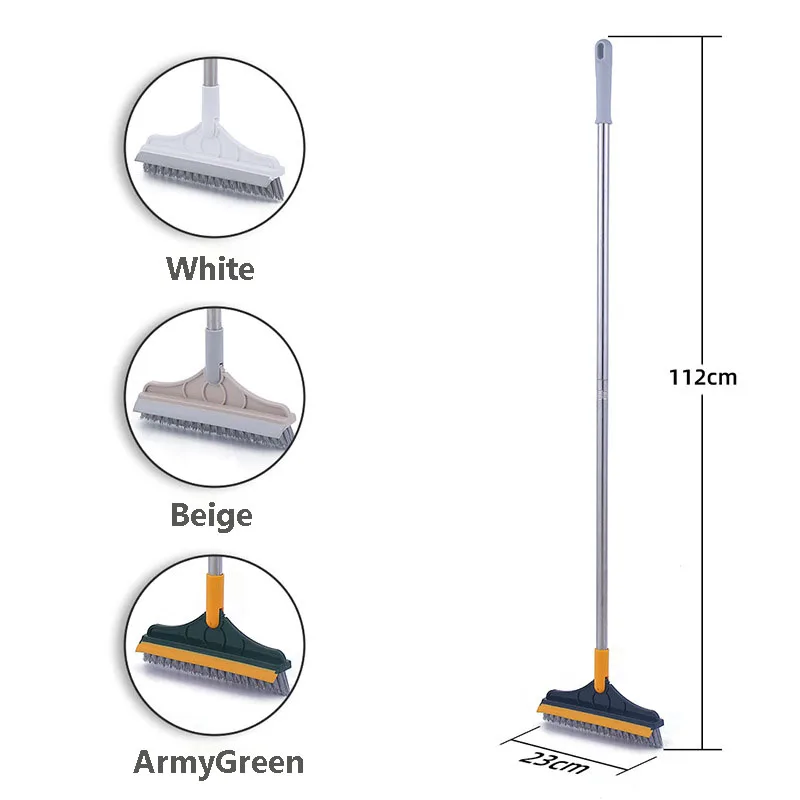 v head swivel design cleaning brush tough grime cleans shower tile kitchen bathroom glass outdoor concrete twist on attachment free global shipping