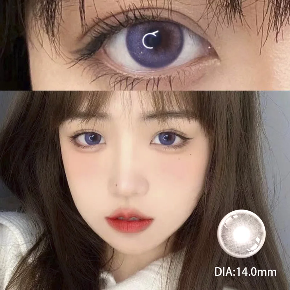 mill creek myopia colored lenses for eyes with prescription natural high quality eyes contact lenses 1 pair2pcs free shipping free global shipping