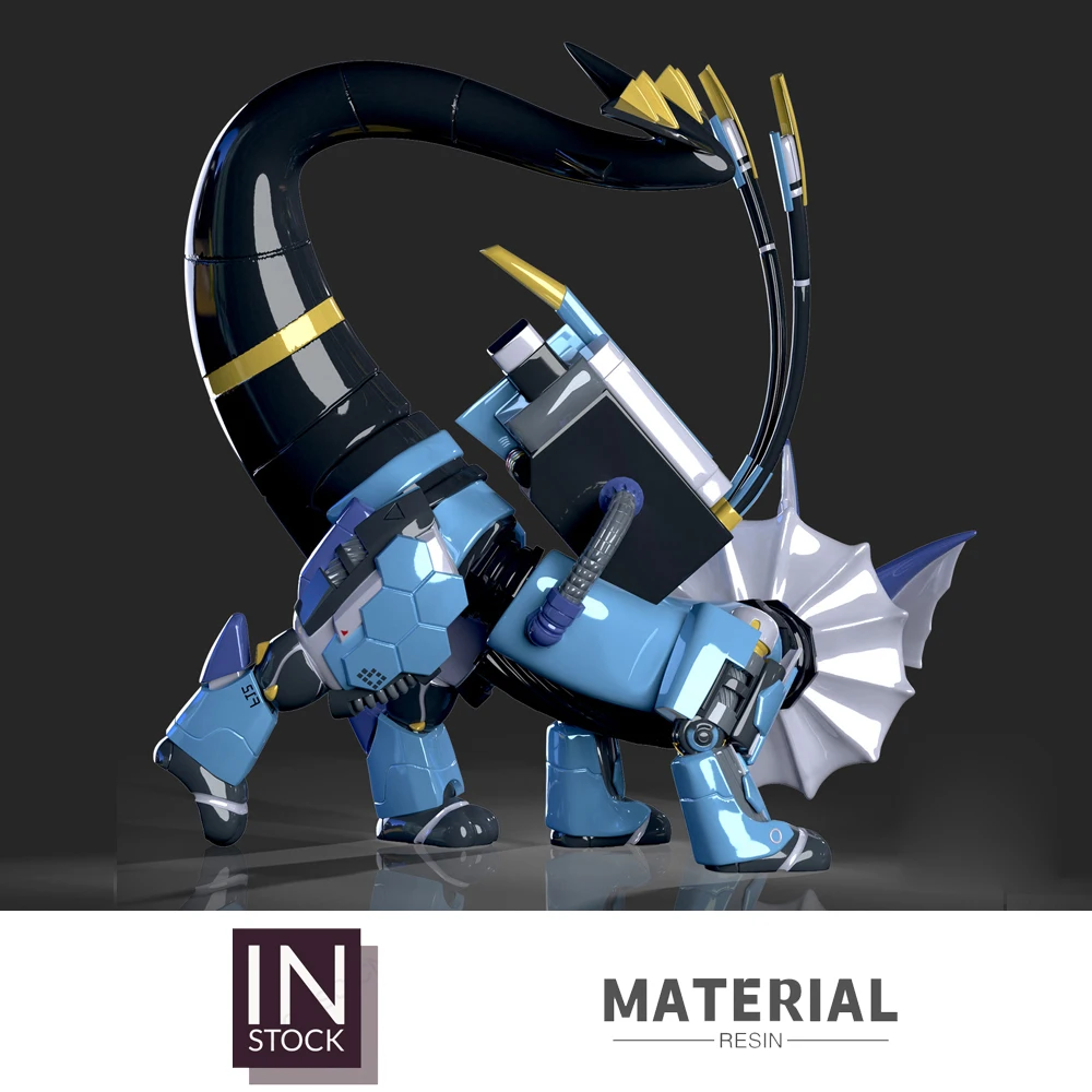 Фото В наличии: Масштабная модель из смолы 1/10 [MocKing] - Vaporeon Mechanization [Split RE-MENT] №4