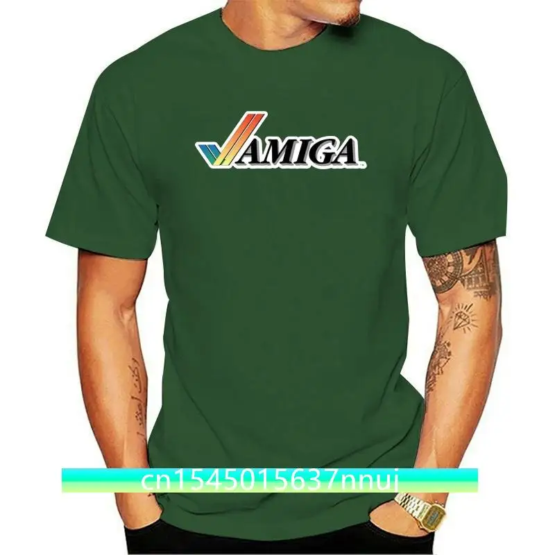 

Commodore Amiga T-Shirt Tee Tick Retro Computer 80s 90s computer nerd retro t shirt men Unisex New Fashion tshir