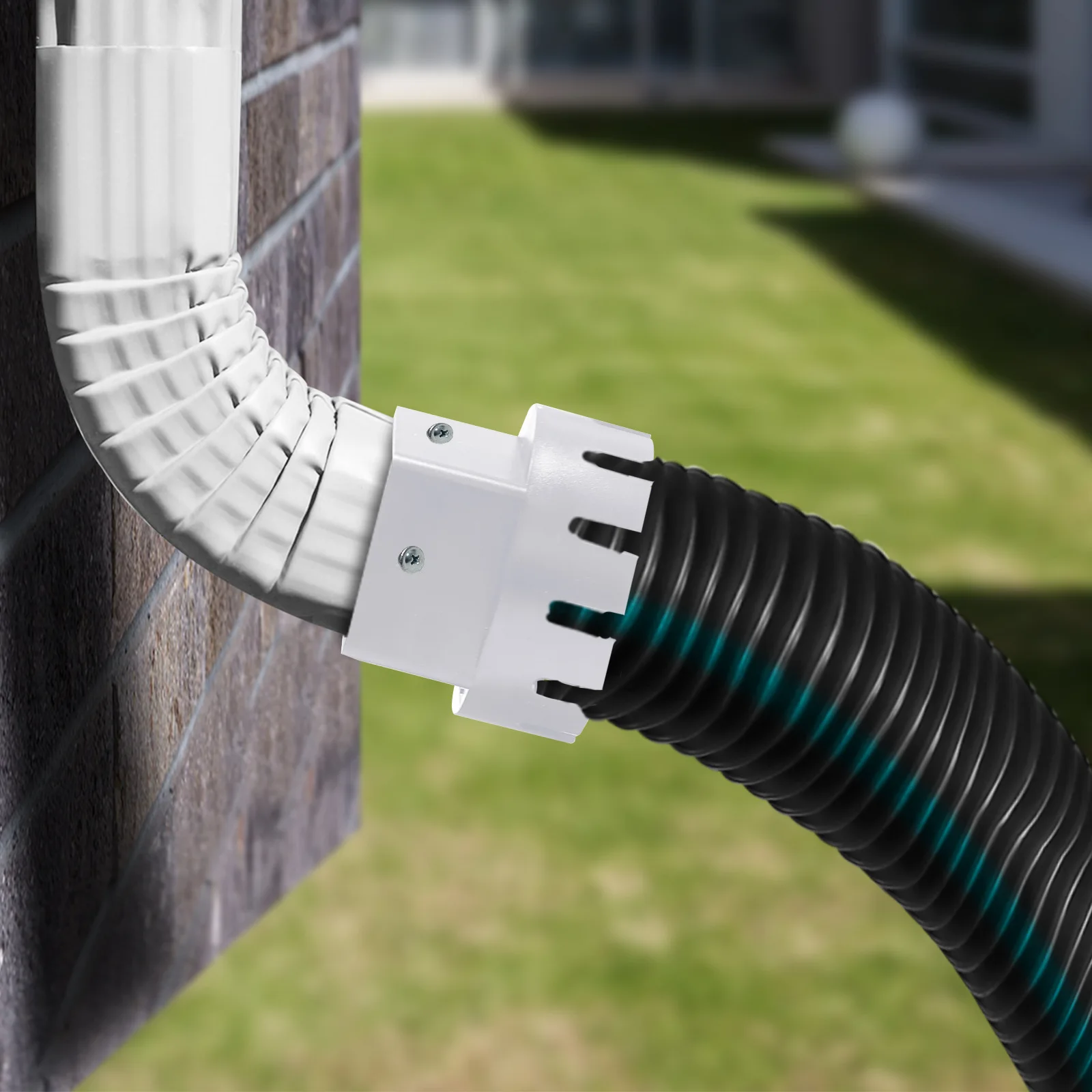 

High Quality Plastic Downspout Adapter Outdoor Rain Gutter Drain Adapter