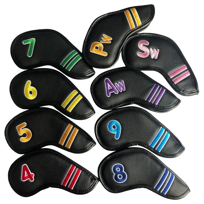 9 шт. деревянные чехлы на голову для гольфа