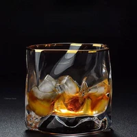 290ml creative wisky color glass drinkware cup alcohol european japanese bar personality whiskey beer glass drinking brandy cup