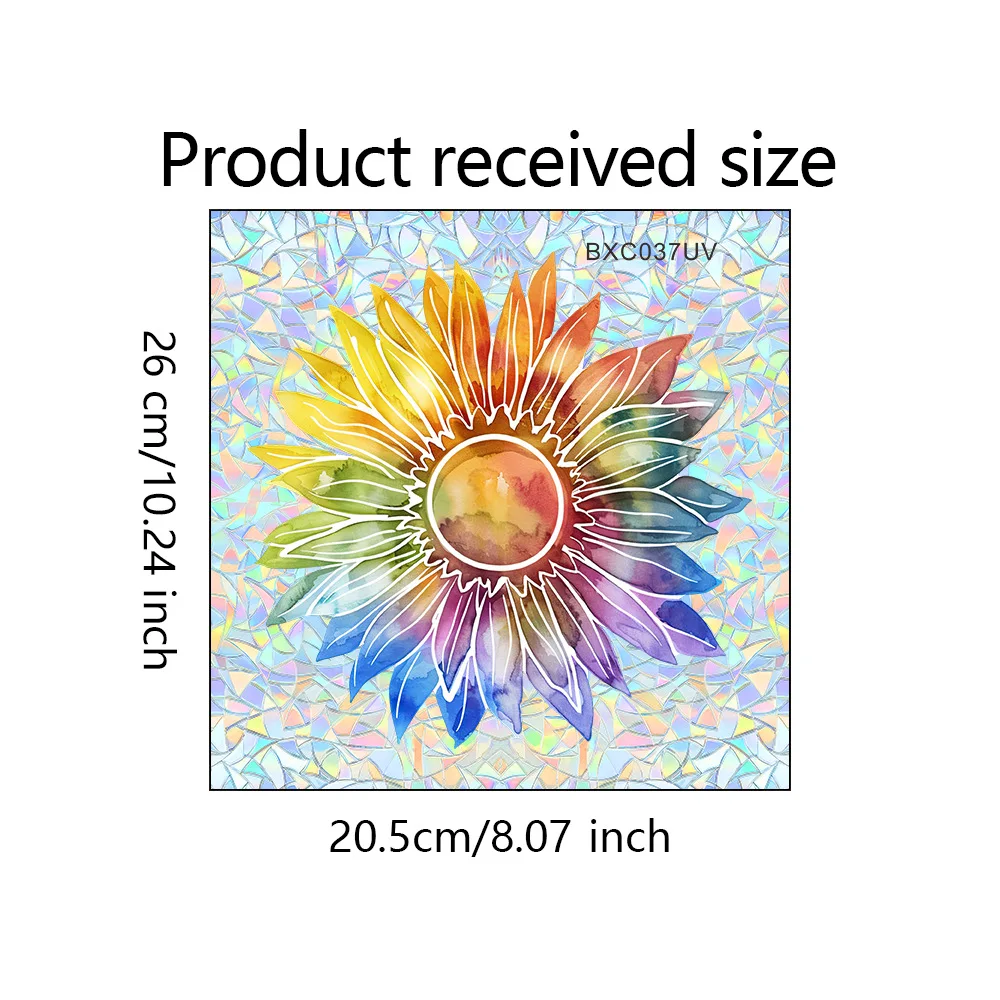 

Статические наклейки на окна с подсолнухами