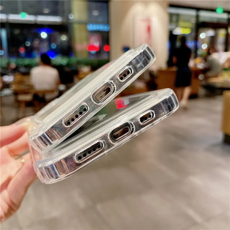 Card Bag Clear Phone Case For Xiaomi Redmi Note 11 11S 10 9 10S 9S 9T 8 Pro Max Plus + Redmi 10A 10C 9A 9C 8A Soft Back Cover