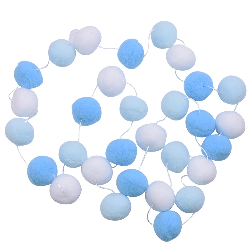 

Гирлянда из войлочных шариков Hairball cotton thread 2,5 м 30 шт