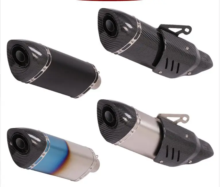

high quality carbon fiber motorcycle exhaust muffler