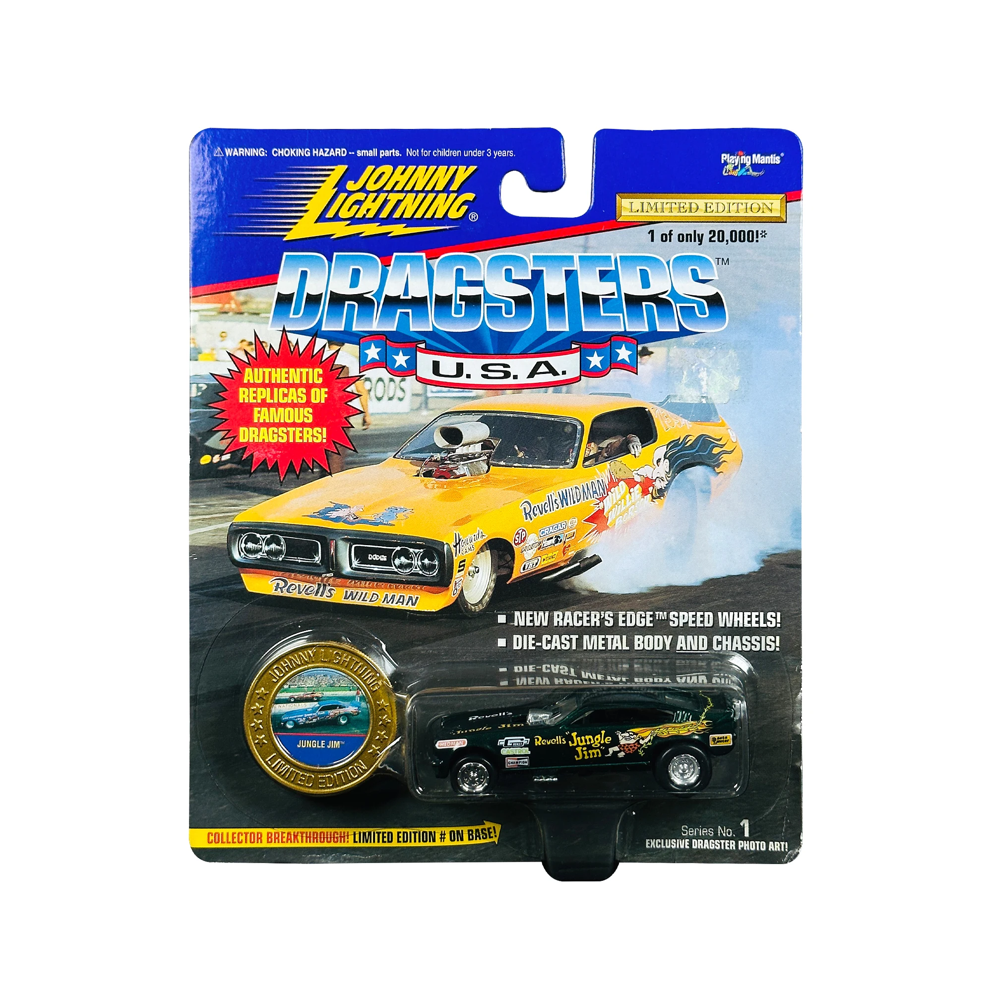 Модель автомобиля из сплава Джонни молния 1/64 джунгли Джим коллекции редких