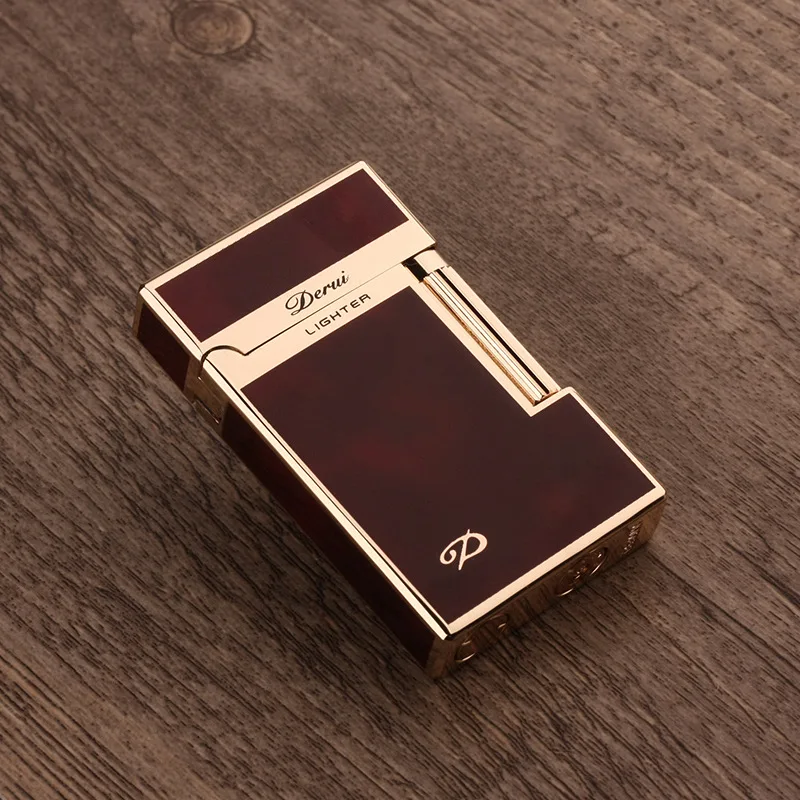 

Handmade Pure Copper High Grade Gas Inflatable Lighter Loud Flint Grinding Wheel Brass DuPont Collect Mechine Smoking Gift