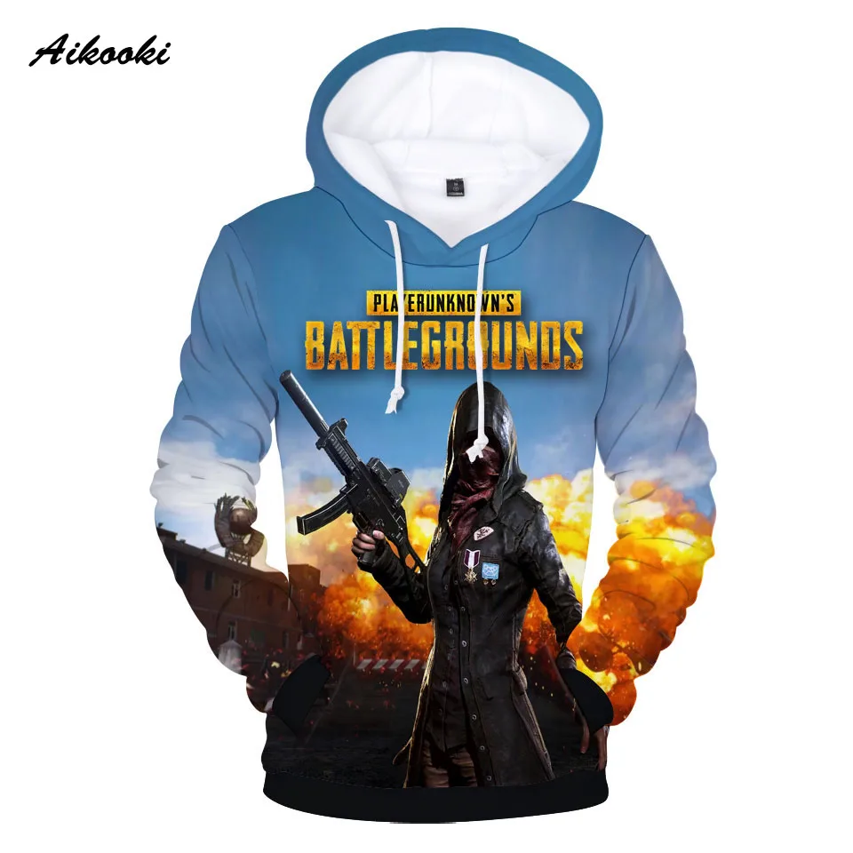 

Trendy Popular Pullovers Tops PUBG 3D Hoodies Boys/girls Fashion Hot Game Playerunknown's Battlegrounds PUBG 3D Print
