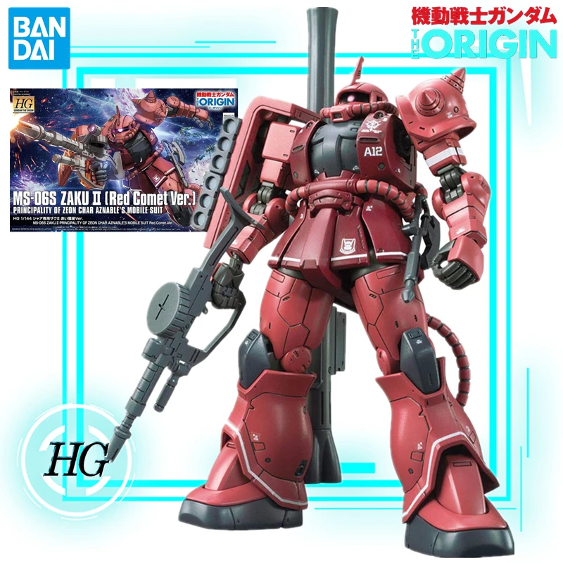

В наличии Bandai экшн-фигурка, мобильный костюм, Gundam, модель Zaku 2, сборная Коллекционная модель, коллекционная игрушка, рождественский подарок