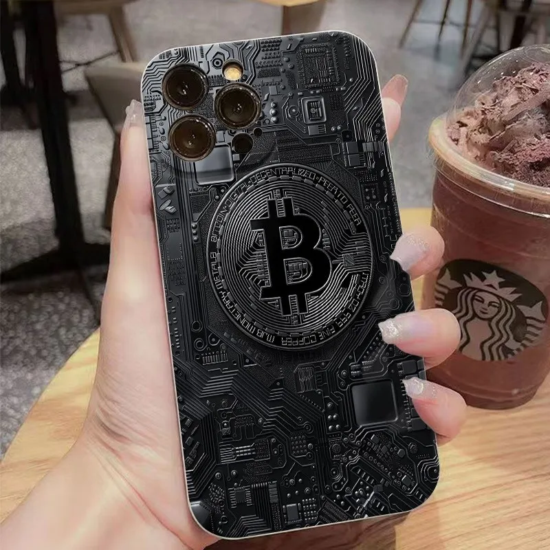 Чехлы для телефонов с обоями Bitcoin Circuit Boards для Xiaomi Redmi Note 14 13 12 11 10 Pro 4G 14 Pro Plus 5G Redmi 14C 13C 12C Cover (art.: 3920d495f80ca) - 3920d495f80ca
