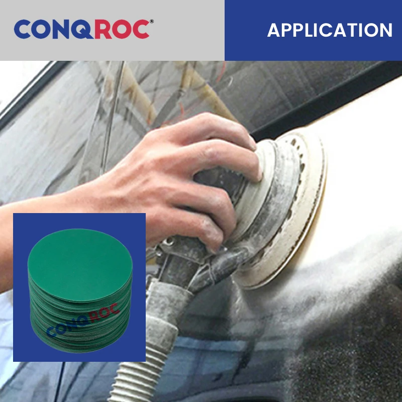 100 шт. 150 мм (6 дюймов) шлифовальные диски плавленый глинозем цирконий сухие и