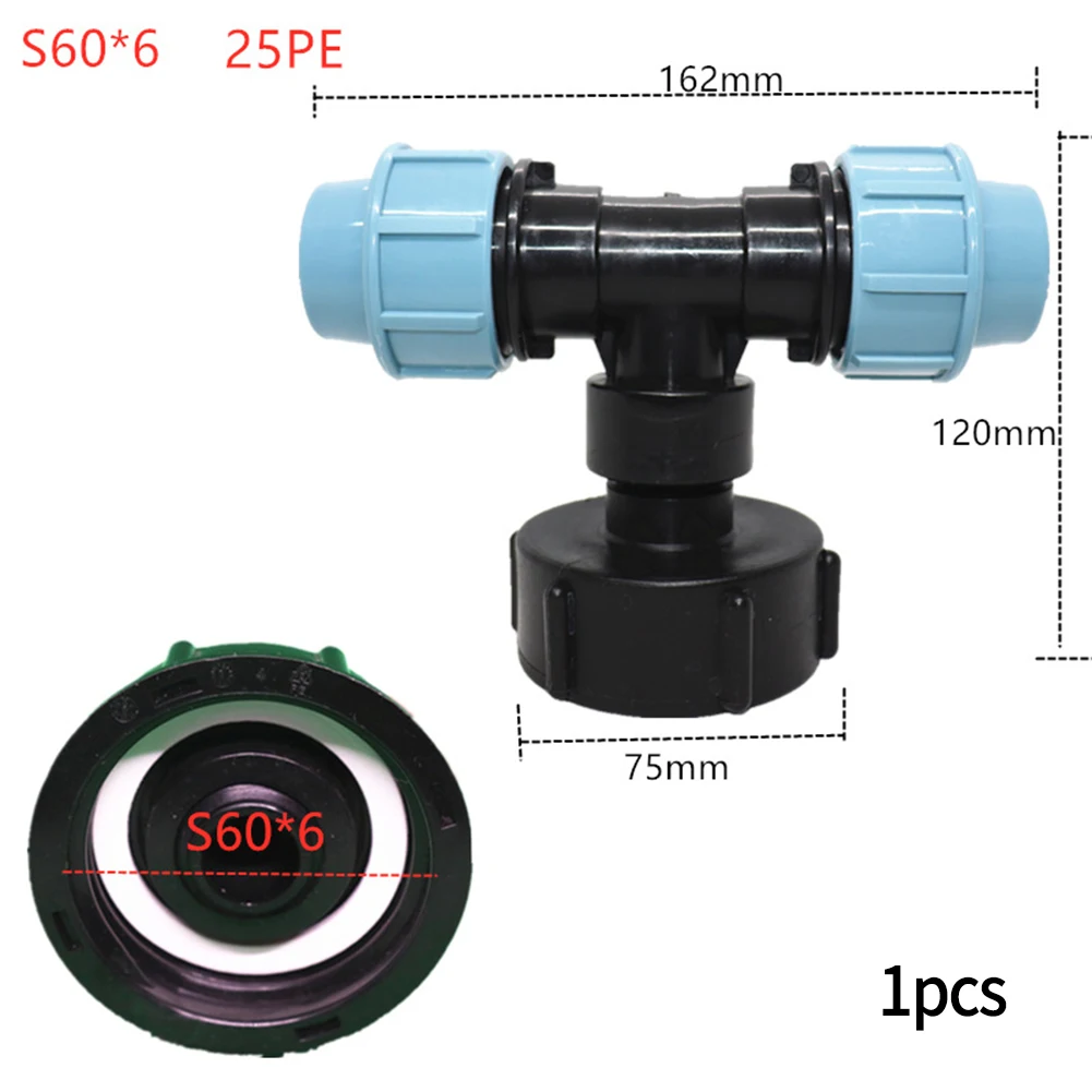 S60X6 к MDPE колено IBC топливный бак шланг адаптер замена резьбовое соединение 1/4