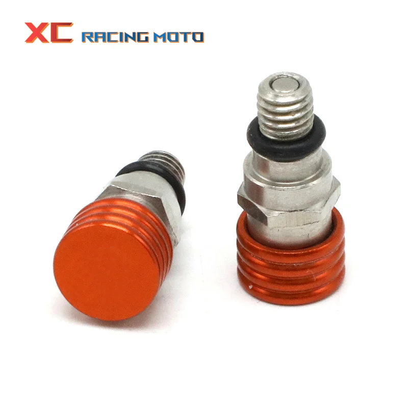 Клапаны воздухозаборника вилки M4x0.7 для Husqvarna TE FE TC FC 85 125 150 250 350 450 500 KTM SX SXF EXC XC XCF XCW