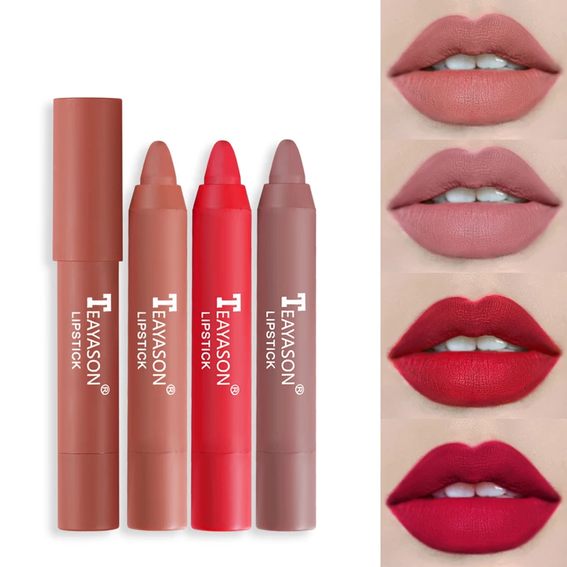 

12 color waterproof matte lipstick sexy waterproof lipstick stick cosmetic lipstick long lasting non-stick cup makeup lipstick