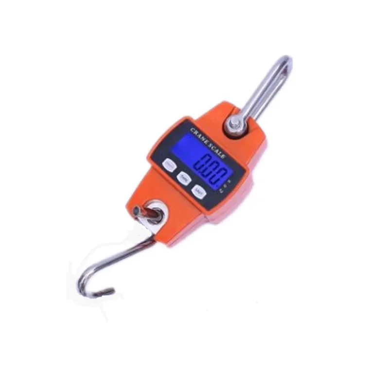 

300kg Mini Handle Digital Scale Industrial Crane Scale Portable LCD Electronic Scale Heavy Duty Hanging Weighting Hook Scale