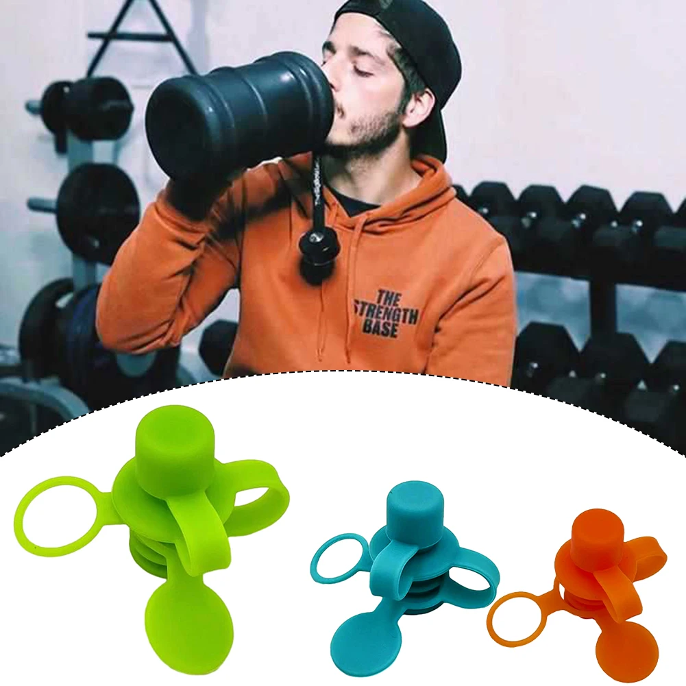 Silicone Bottle Top Spout Adapter Dustproof Bottle Opening Mouth Plugs For Kids Toddler Adult