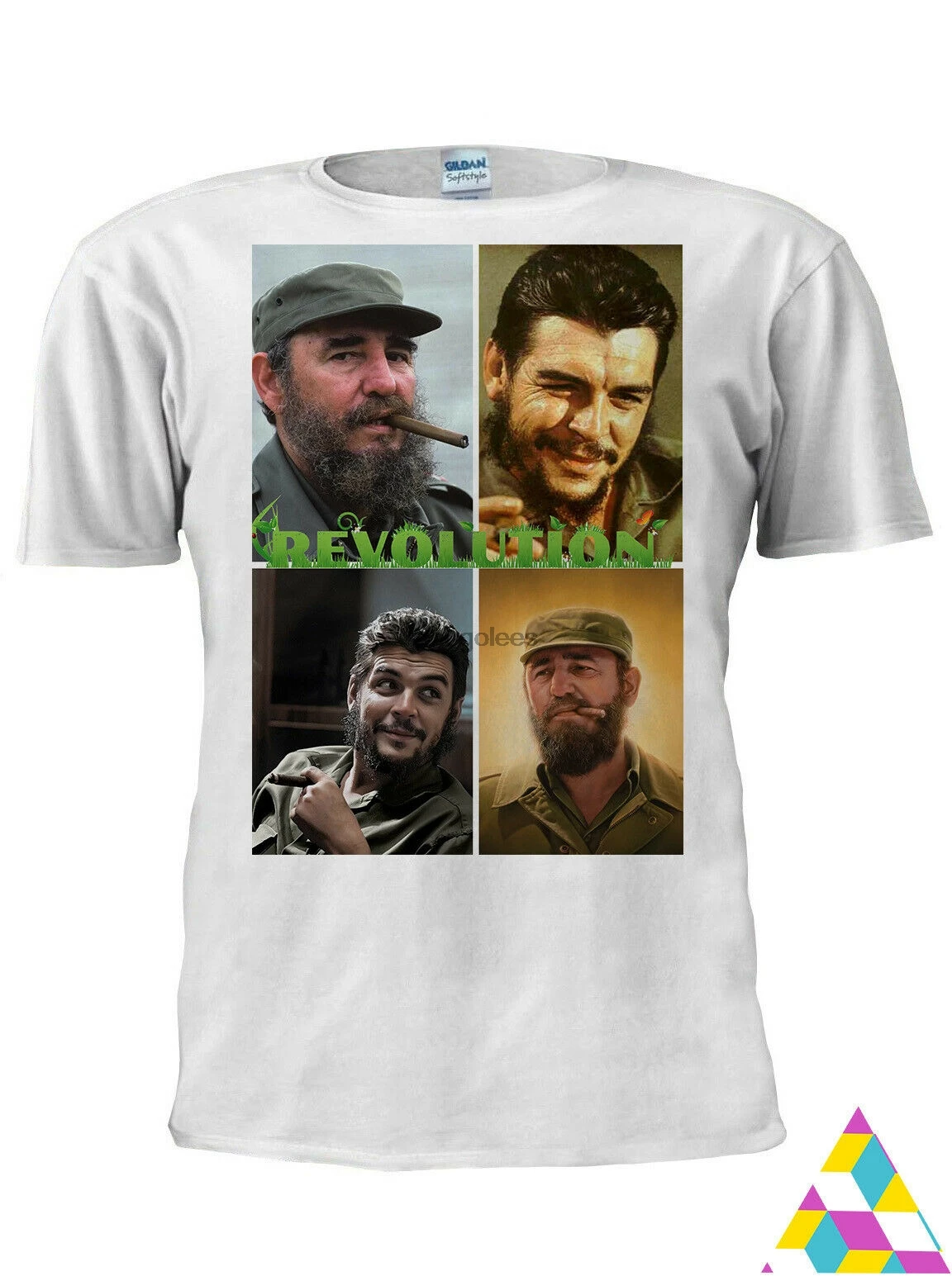 Футболка с рисунком Фиделя Кастро революционная футболка изображением Кубы