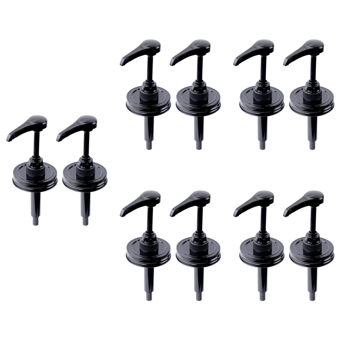 

10 Syrup Jar Storage Salad Dressing Creative Pumps Syrup Pumps Convenient Pumps for Bottle Syrup