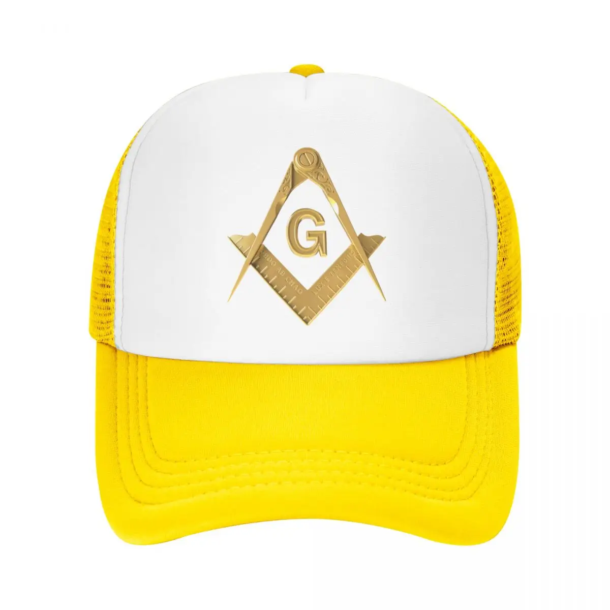 

Классическая бейсбольная кепка с логотипом Gold Freemason для женщин и мужчин, регулируемая летняя кепка для взрослых