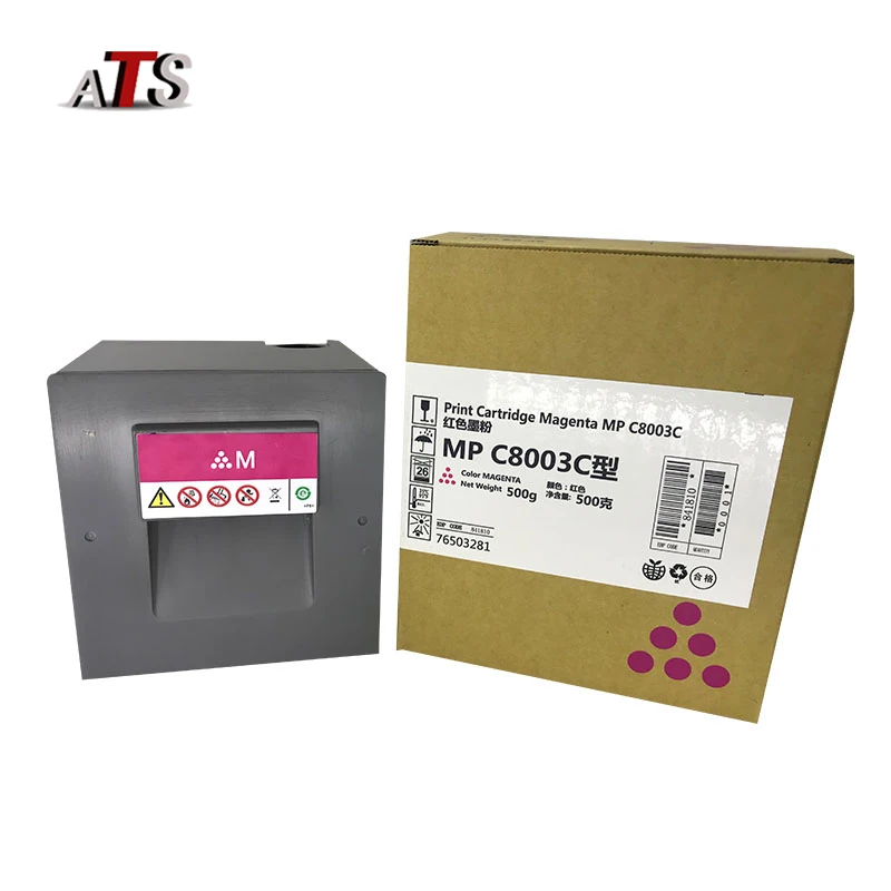 

1 шт., картридж с тонером для Ricoh MPC6503 C8003 IM C6500 C8000 IMC6500 IMC8000
