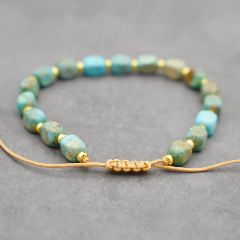 Рейки Исцеление Императорский Камень Браслет Женщины Медитация Ювелирные