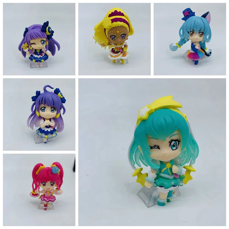 

Bandai Genuine Pretty Cure Precure Action Figure Cure Peace Cure Moon Cure Beauty Cure Flamingo Q Version Model Ornament Toys
